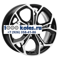 Khomen Wheels 7x17/5x108 ET43 D65,1 KHW1702 (DFM AX 7) Black-FP