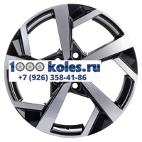 Khomen Wheels 7x17/5x114,3 ET45 D66,1 KHW1712 (Teana/X-Trail) Black-FP