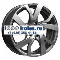 K&K 6x15/5x114,3 ET45 D66,1 Палермо (КС668) Дарк платинум