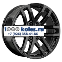 LS 9x18/6x139,7 ET30 D100,1 1279 BK (конус, Колпак+лого)