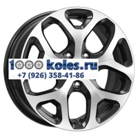 K&K 6,5x16/5x114,3 ET50 D66,1 КС869 Алмаз черный