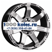 LS 8x18/6x139,7 ET20 D106,1 1289 BKF (конус, Колпак+лого)