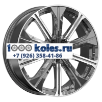 Premium Series 7x19/5x112 ET34 D66,6 КР013 (Audi Q5) Diamond Gloss Graphite