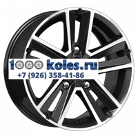 K&K 6,5x16/5x139,7 ET40 D98 Арена (КС864) Алмаз черный SK