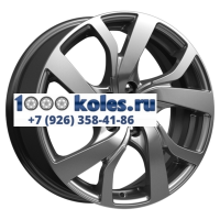 K&K 6,5x16/5x100 ET38 D67,1 Палермо (КС607) Дарк платинум