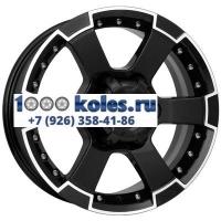 K&K 7x16/6x139,7 ET38 D100,1 M56 (КС593) Алмаз черный