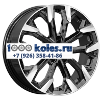 K&K 6,5x17/5x108 ET43 D65,1 Морейн (КС1046) Алмаз черный