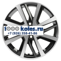 Khomen Wheels 6x16/4x100 ET46 D54,1 KHW1609 (Rio II/Solaris II) Black-FP