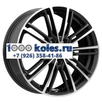 K&K 7x17/4x100 ET37 D67,1 Эрфурт (КС903) Алмаз черный