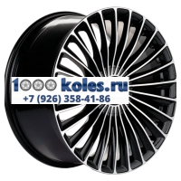 Khomen Wheels 8,5x20/5x112 ET43 D66,6 KHW2008 (Mercedes Front) Black-FP