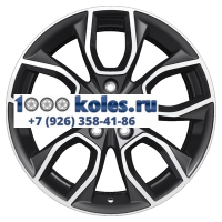 Khomen Wheels 7x17/5x114,3 ET45 D67,1 KHW1713 (CX-5/i40/X-Trail) Black-FP