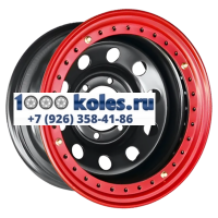 Off-Road Wheels 8x16/5x139,7 ET-24 D110 УАЗ с бедлоком (красный) черный