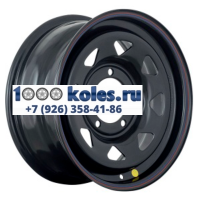 Off-Road Wheels 7x16/5x139,7 ET15 D110 УАЗ (треуг. мелкий) черный