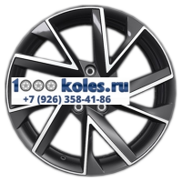 Khomen Wheels 7x17/5x114,3 ET48,5 D67,1 KHW1714 (Sportage) Black-FP