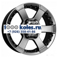 K&K 7x16/6x139,7 ET22 D107,1 M56-оригинал (КС593) Дарк платинум