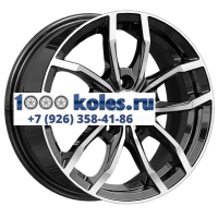 K&K 6,5x15/5x108 ET50 D63,35 Фрост (КС1048) Алмаз черный