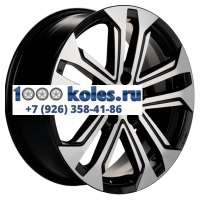 Khomen Wheels 7x18/5x114,3 ET50 D54,1 KHW1803 (Coolray) Black-FP