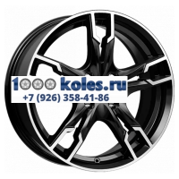 K&K 7x17/5x105 ET40 D56,6 Солар (КС875) Алмаз черный SK