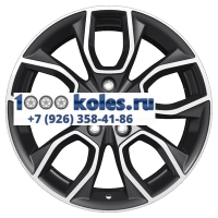Khomen Wheels 7x17/5x114,3 ET47 D67,1 KHW1713 (SantaFe) Black-FP
