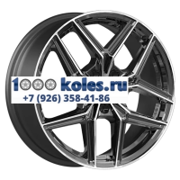 K&K 7x17/5x114,3 ET50 D66,1 Юнион (КС1025) Алмаз черный
