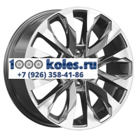 Premium Series 8x20/6x139,7 ET60 D95,1 КР007 (Land Cruiser 300) Diamond Gloss Graphite