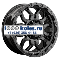 LS 8x17/5x150 ET45 D110,1 1285 BK (конус, Колпак+лого)