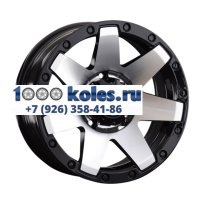 LS 7x16/5x139,7 ET10 D108,5 881 BKF (конус, Колпак+лого)