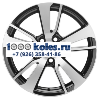 Khomen Wheels 7x17/5x114,3 ET38 D67,1 KHW1704 (Outlander) Black-FP