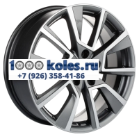 Khomen Wheels 7x18/5x114,3 ET50 D54,1 KHW1802 (Coolray) Gray-FP