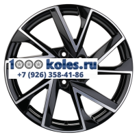 Khomen Wheels 7x17/5x114,3 ET45 D60,1 KHW1714 (Changan/Geely/Lexus/Toyota) Black-FP