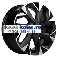Khomen Wheels 6x15/4x100 ET46 D54,1 KHW1508 (Rio/Solaris) Black-FP