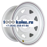 Off-Road Wheels 8x16/6x139,7 ET10 D110 Тойота Ниссан (треуг. мелкий) Белый (с увелич.полкой под суппорт)