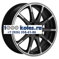 Khomen Wheels 6,5x17/4x100 ET49 D54,1 KHW1707 (KIA Rio I/II Solaris I/II) Black-FP matt