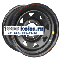 Off-Road Wheels 8x16/6x139,7 ET30 D110 Тойота/Ниссан/L200 2005+ (треуг. мелкий) Черный (с увелич.полкой под суппорт)