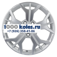 Khomen Wheels 7x17/5x112 ET40 D57,1 KHW1715 (Kodiaq/Tiguan) F-Silver-FP