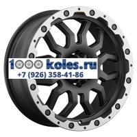 LS 7,5x17/6x114,3 ET40 D66,1 1285 MBL (конус, Колпак+лого)