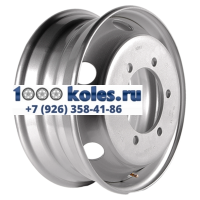 ZEPP 6x17,5/6x222,25 ET135 D164 Sil (YZ) (12 мм) Азия (HD72,78, HINO, ISUZU)