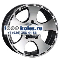 LS 7x16/5x139,7 ET5 D108,5 795 BKF (конус, Колпак+лого)