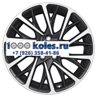 Khomen Wheels 7,5x18/5x112 ET43 D57,1 KHW1804 (Kodiaq/Tiguan) Black-FP