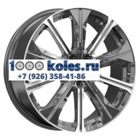 Premium Series 7x19/5x112 ET43 D57,1 КР013 (Tiguan) Diamond Gloss Graphite