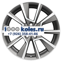 Khomen Wheels 7x18/5x112 ET45 D57,1 KHW1802 (Karoq) Gray-FP