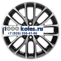 Khomen Wheels 6x15/4x100 ET46 D54,1 KHW1506 (Rio/Solaris) Black-FP