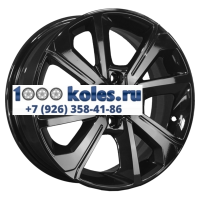 Khomen Wheels 6x15/4x100 ET50 D60,1 KHW1501 (Vesta) Black