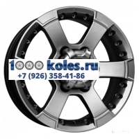 K&K 7x16/6x139,7 ET38 D100,1 M56 (КС593) Дарк платинум