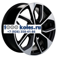 Khomen Wheels 7x17/5x108 ET43 D65,1 KHW1703 (DFM AX 7) Black-FP