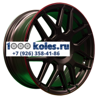 PDW 8,5x19/5x130 ET38 D66,6 L5424 Satin Black Red Lip (PDW)