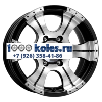 K&K 8x16/6x139,7 ET0 D111,6 Байконур (КС465М) Алмаз черный