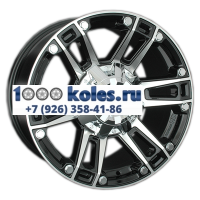 LS 8x17/6x139,7 ET36 D100,1 558 BKF (конус, Колпак+лого)