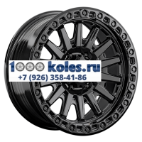 LS FlowForming 9x18/5x150 ET25 D110,1 RC90 BK (конус, Колпак+лого)