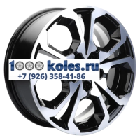 Khomen Wheels 7x17/5x108 ET43 D65,1 KHW1711 (DFM AX 7) Black-FP